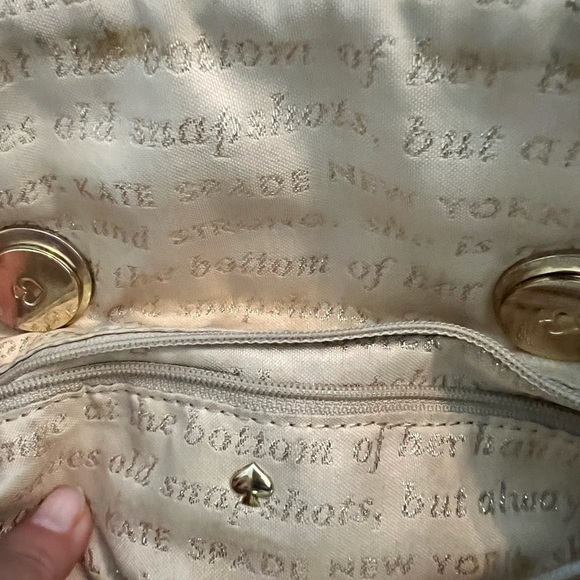 Kate Spade ♠️ Gold Quilted Purse - Picture 5 of 6